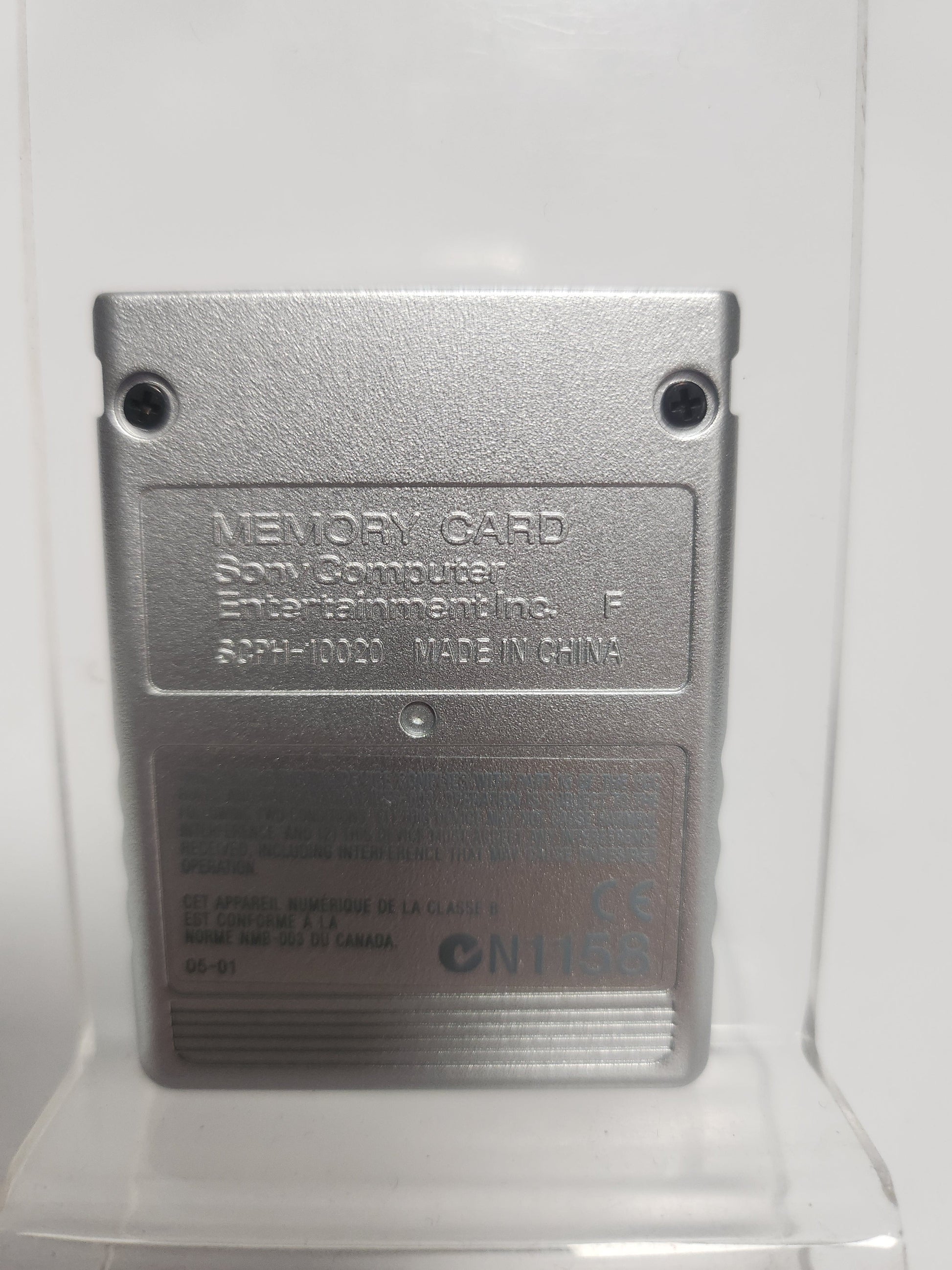 Zilveren 8MB Memory Card Playstation 2 - Playstation 2 Accessoires