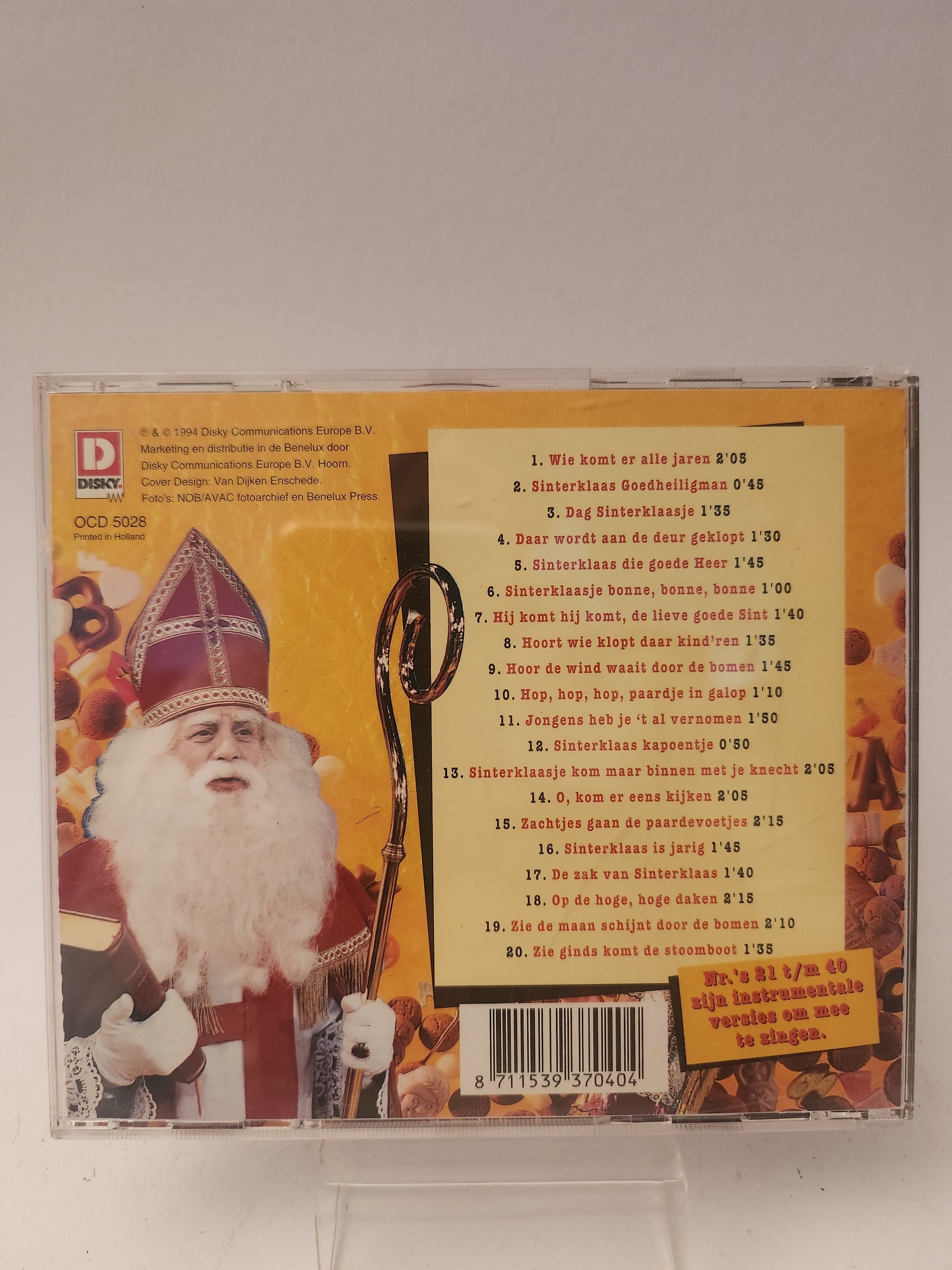 Zing mee met de Allerbekendste Sinterklaas Liedjes CD - Cd