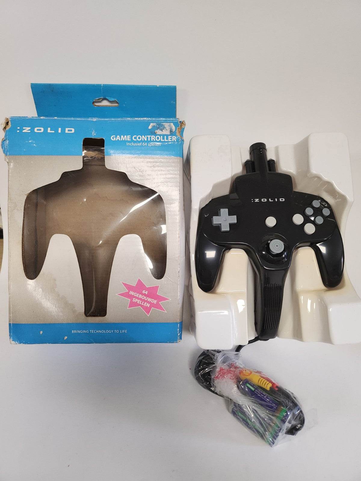 Zolid Game Controller inclusief 64 spellen in doos - Feniks Gameshop
