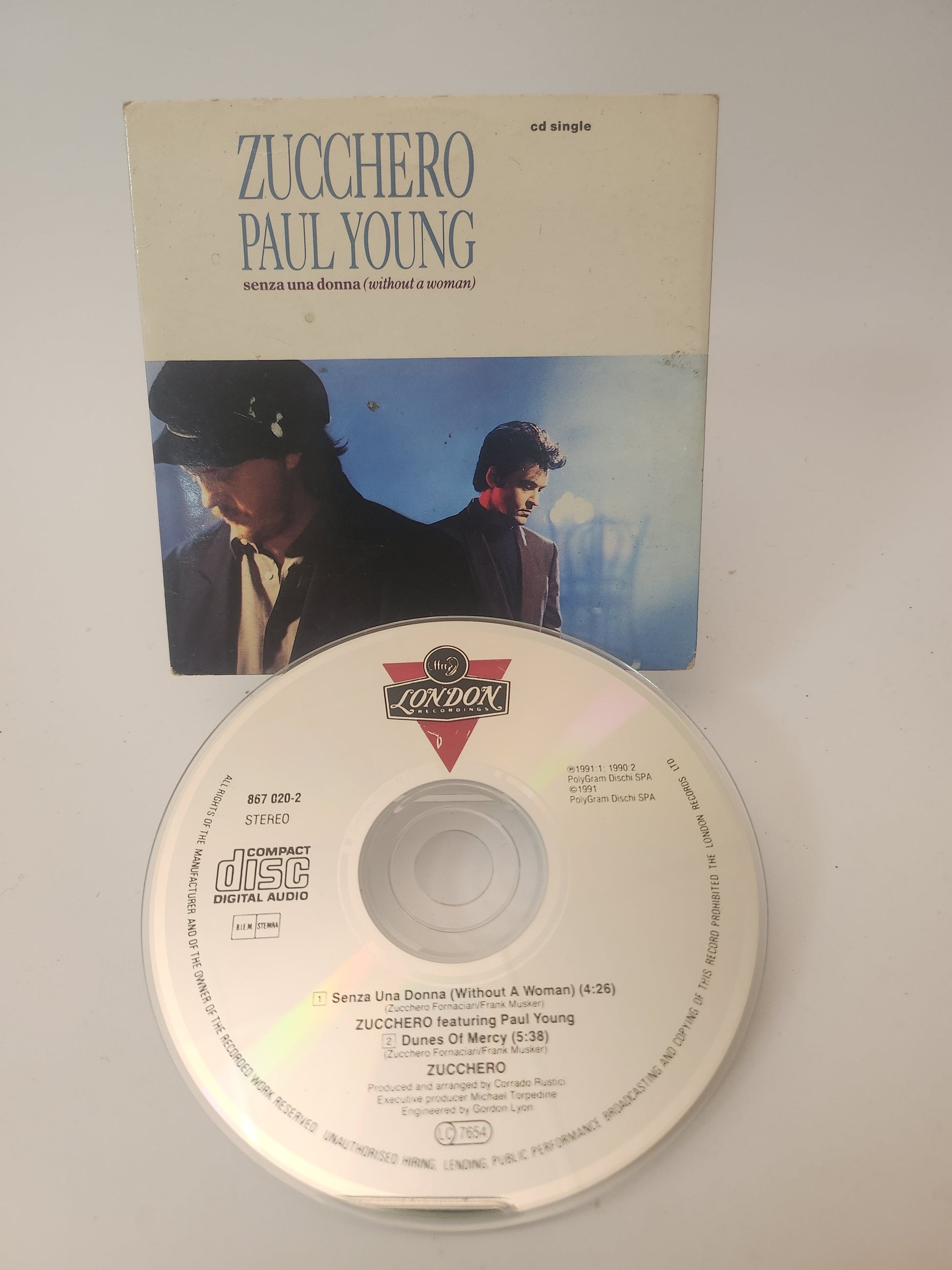 Zucchero & Paul Young: Senza Una Donna CD Single - CD Single