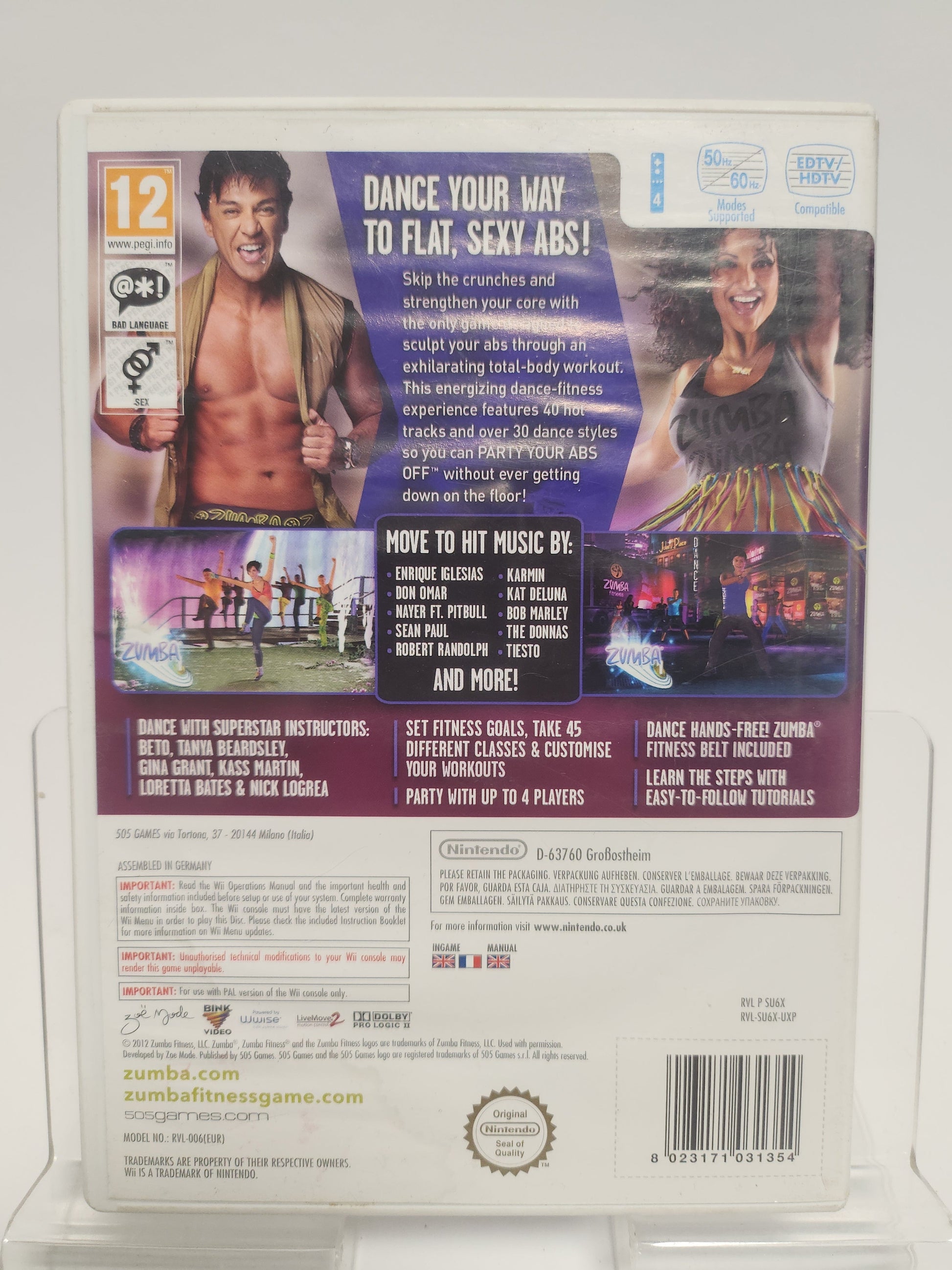 Zumba Fitness Core Nintendo Wii - Nintendo Wii Games