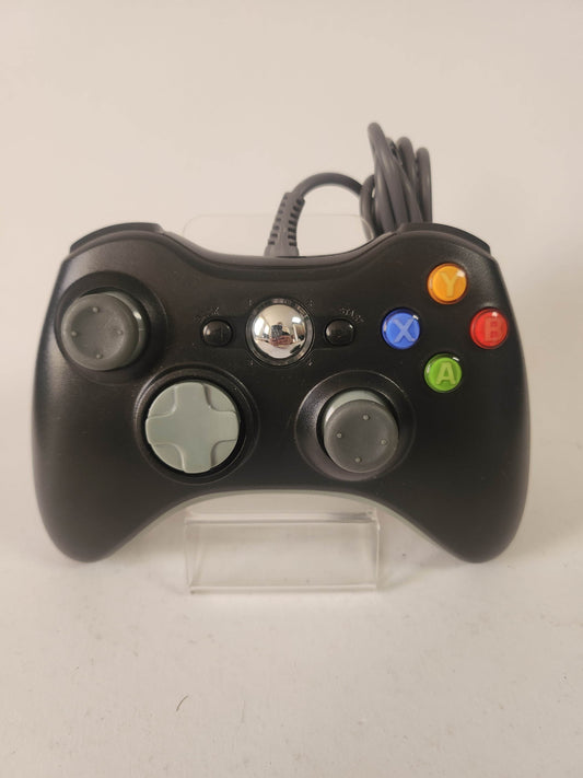 Zwart Controller Bedraad Xbox 360 - Feniks Gameshop