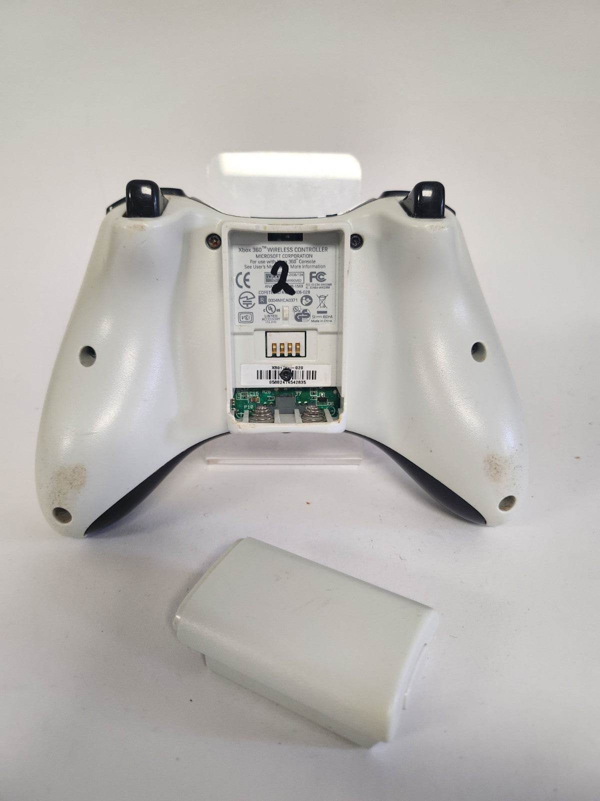 Zwart/Witte Draadloze Orginele Controller Xbox 360 - Feniks Gameshop