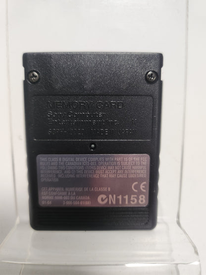Zwarte Memory Card 8MB Playstation 2 - Playstation 2 Accessoires
