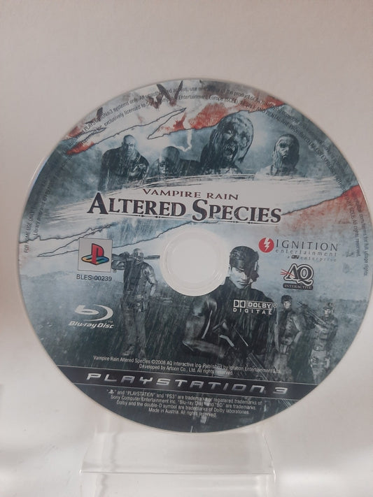 Altered Species Vampire Rain (Disc Only) Playstation 3