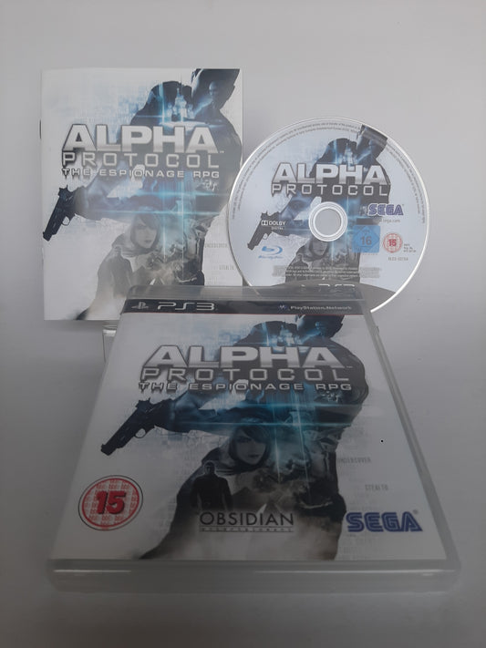 Alpha Protocol the Espionage RPG Playstation 3