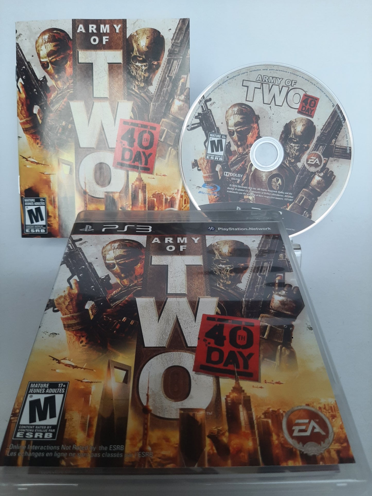 Army of Two the 40th Day American Edition Playstation 3