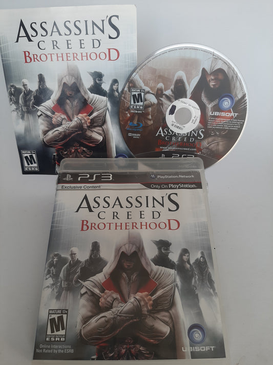Assassin's Creed Brotherhood Amerikanisches Cover für Playstation 3