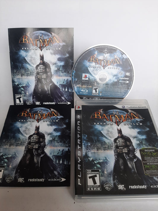 Batman Arkham Asylum American Cover Playstation 3