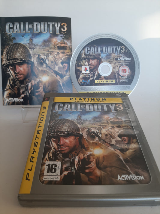 Call of Duty 3 Platinum Playstation 3