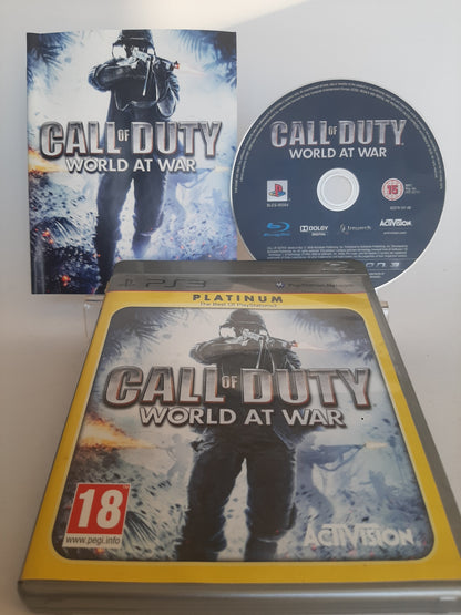 Call of Duty World at War Platinum Playstation 3