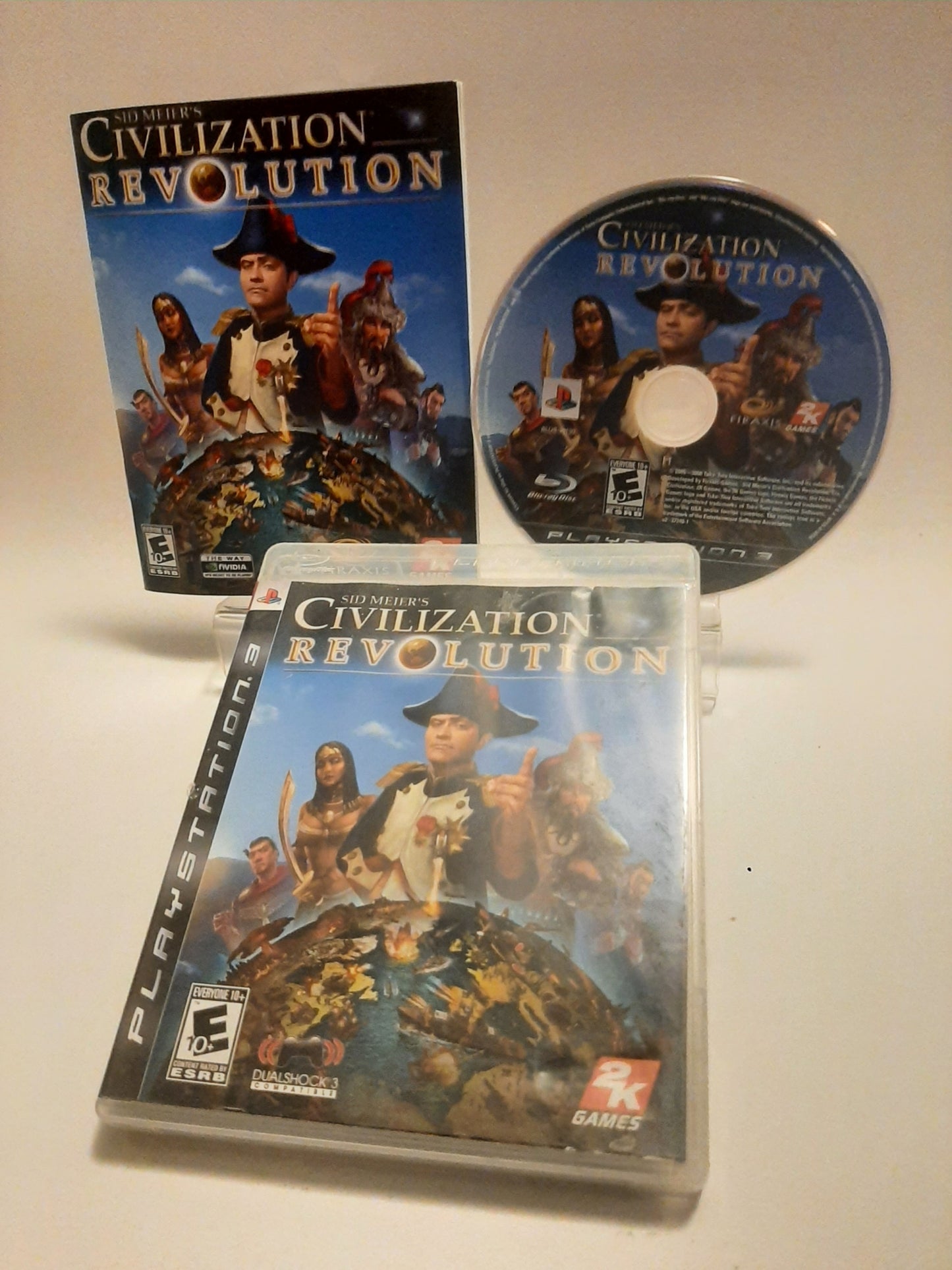 Civilization Revolution (Sid Meier's) Amerikanisches Cover für Playstation 3