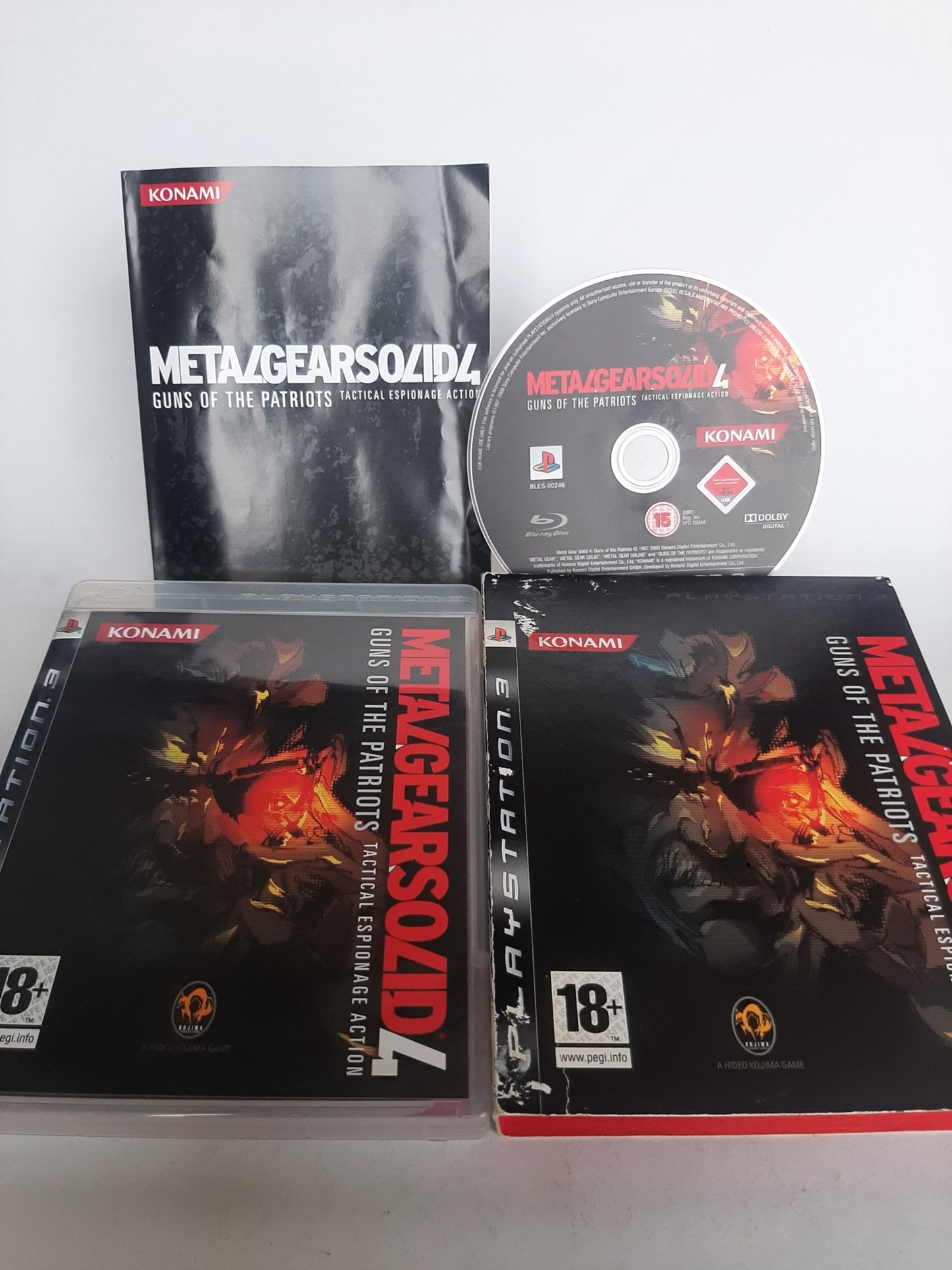 Metal Gear Solid Guns of Patriots Schutzhülle PS3