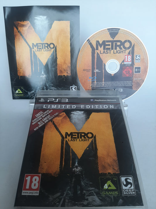 Metro Last Light Limited Edition Playstation 3