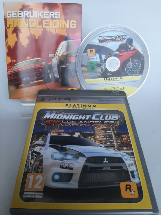 Midnight Club Los Angeles Complete Platinum Playstation 3
