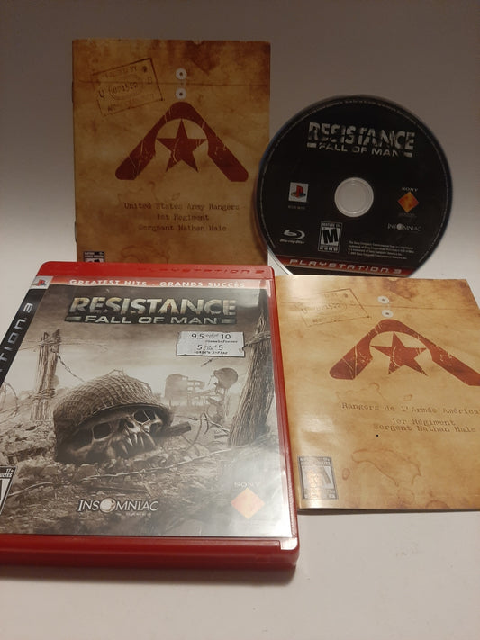 Resistance Fall of Man Greatest Hits Playstation 3