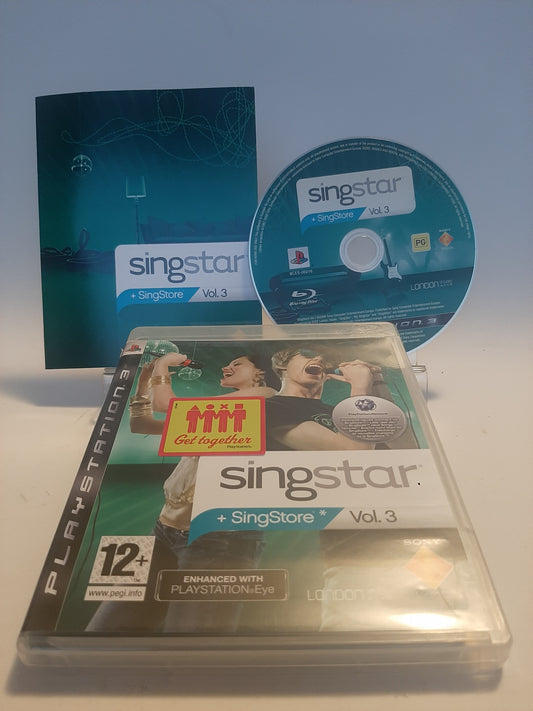 Singstar Volume 3 Playstation 3