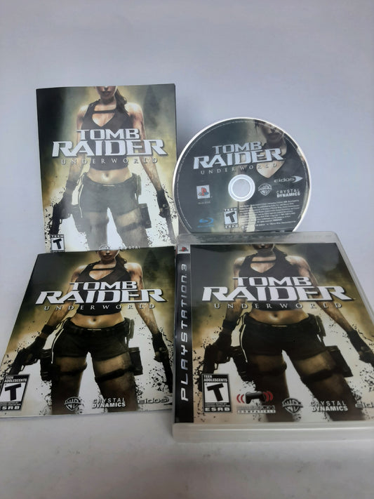 Tomb Raider Underworld American Cover Playstation 3