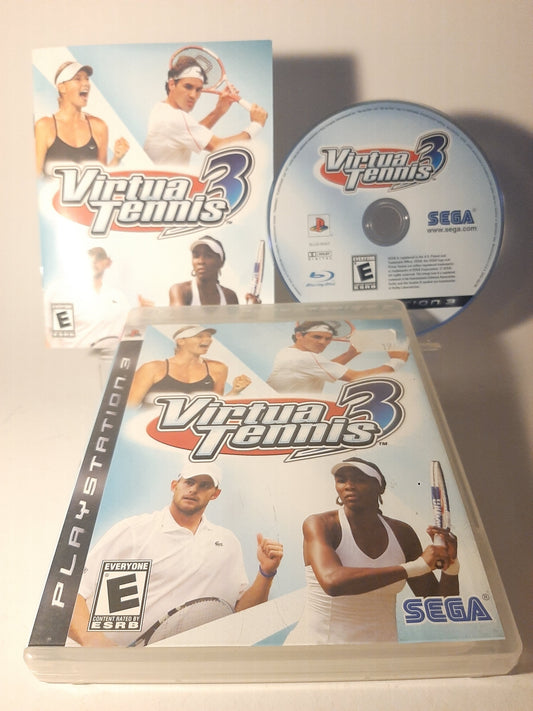 Virtua Tennis 3 American Cover Playstation 3
