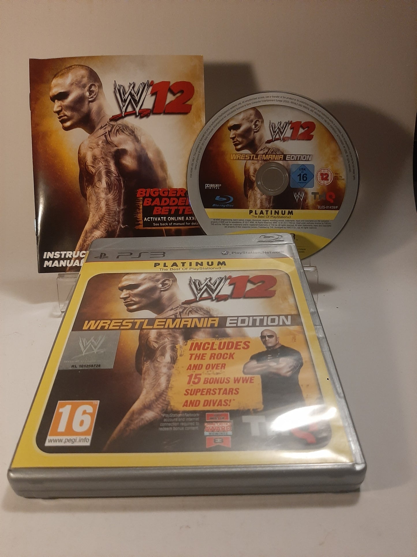 W12 Platinum Edition Wrestlemania Edition Playstation 3