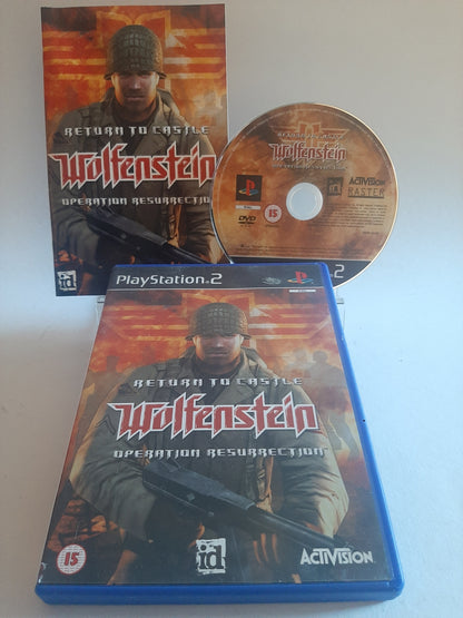 Return to Castle Wolfenstein Operation Resurrection PS2