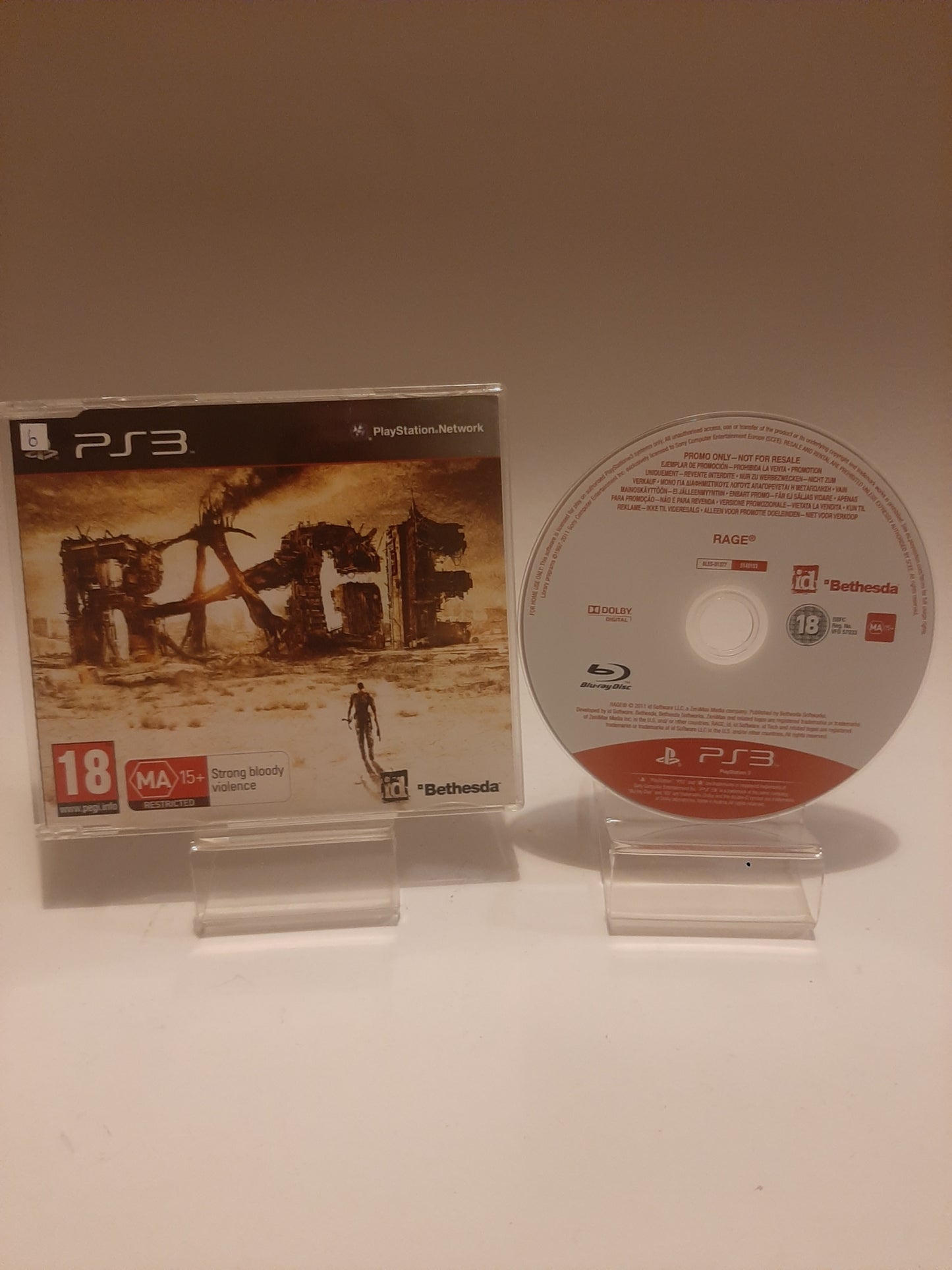 Rage Demo Disc Playstation 3