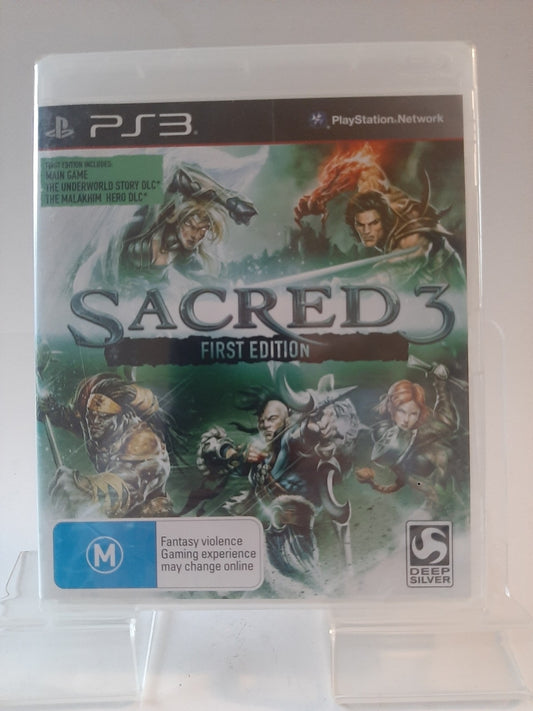 Sacred 3 First Edition in plastic Playstation 3