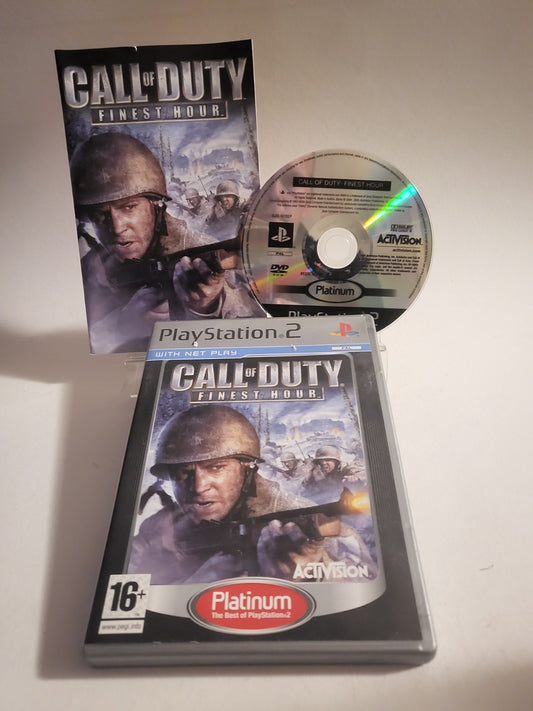 Call of Duty Finest Hour Platinum Playstation 2