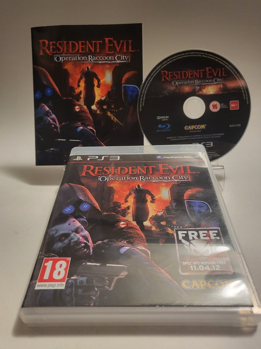 Resident Evil Operation Raccoon City Playstation 3