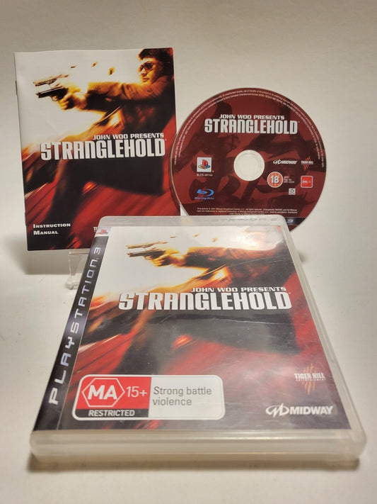 John Woo presents Strangehold Australian Cover PS3