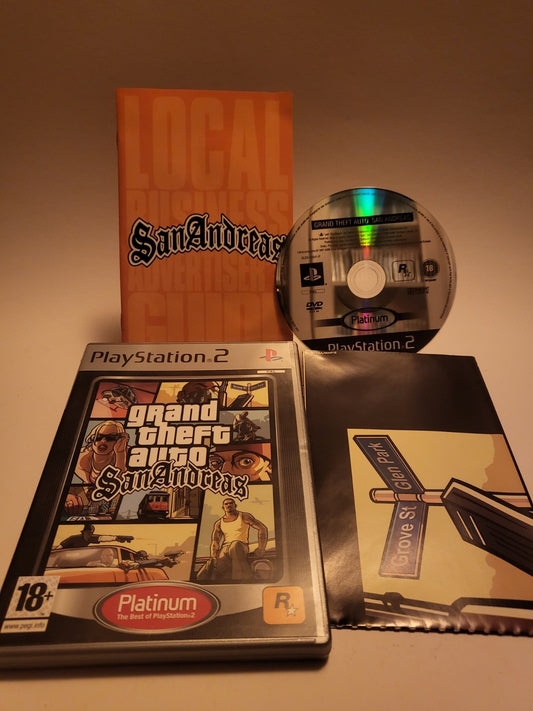 Grand Theft Auto San Andreas Platinum Playstation 2