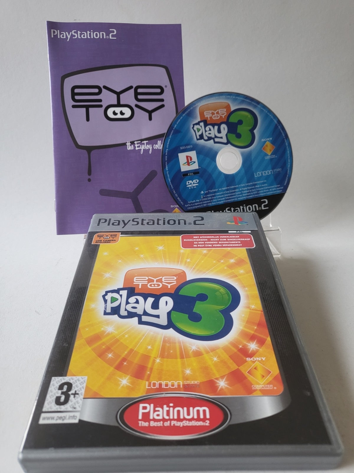 Eye Toy Play 3 Platinum Playstation 2