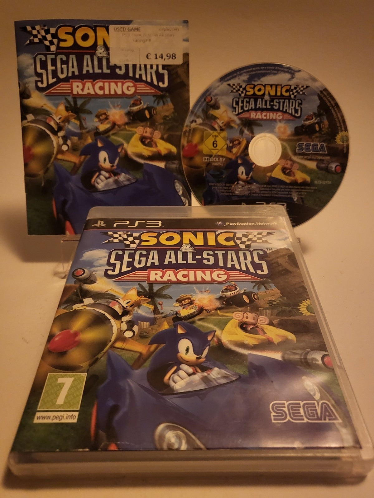 Sonic & Sega All-stars Racing Playstation 3