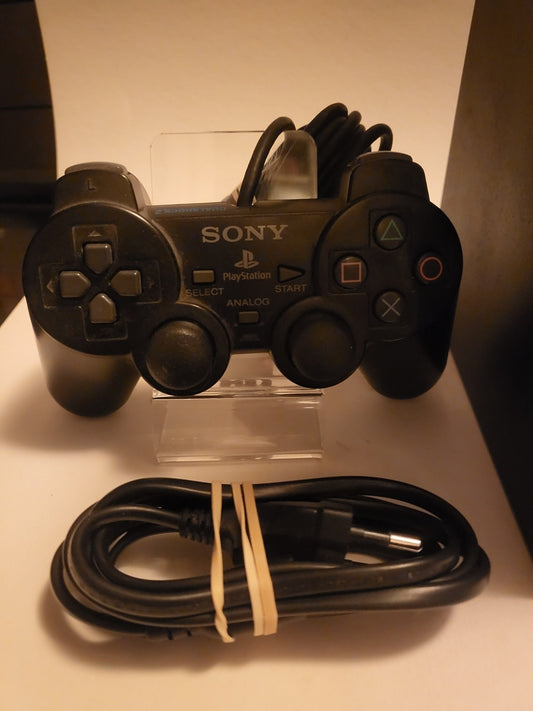 Playstation 2 Phat Zwart, 1 controller