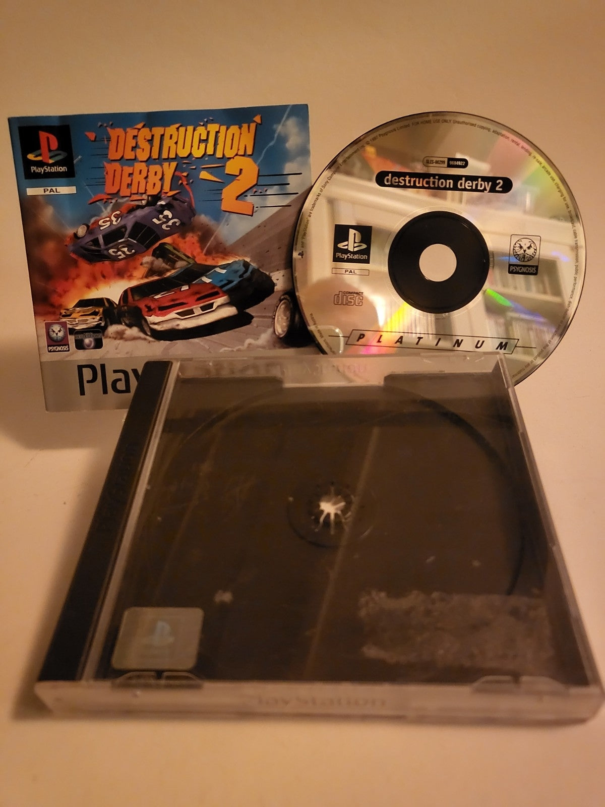 Destruction Derby 2 Platinum Playstation 1