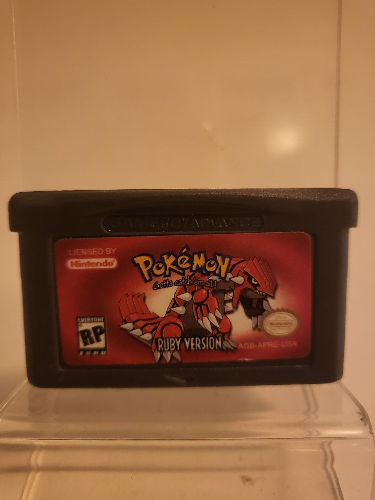 Pokemon Ruby Version Amerikanisches Cover Game Boy Advance