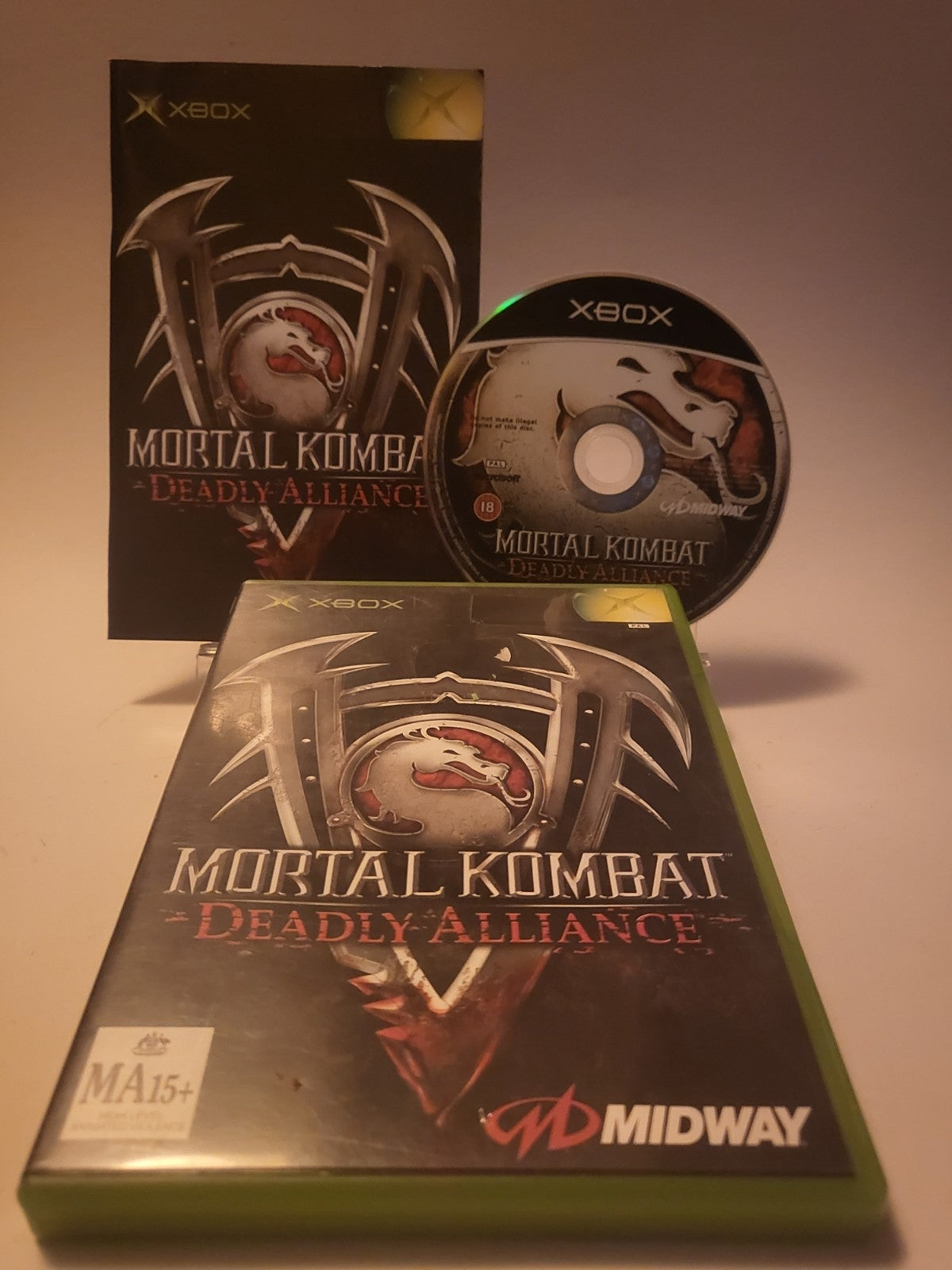 Mortal Kombat Deadly Alliance Xbox Original