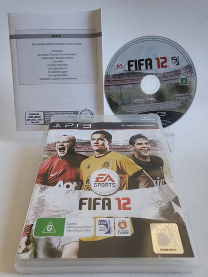 FIFA 12 Australisches Cover Playstation 3