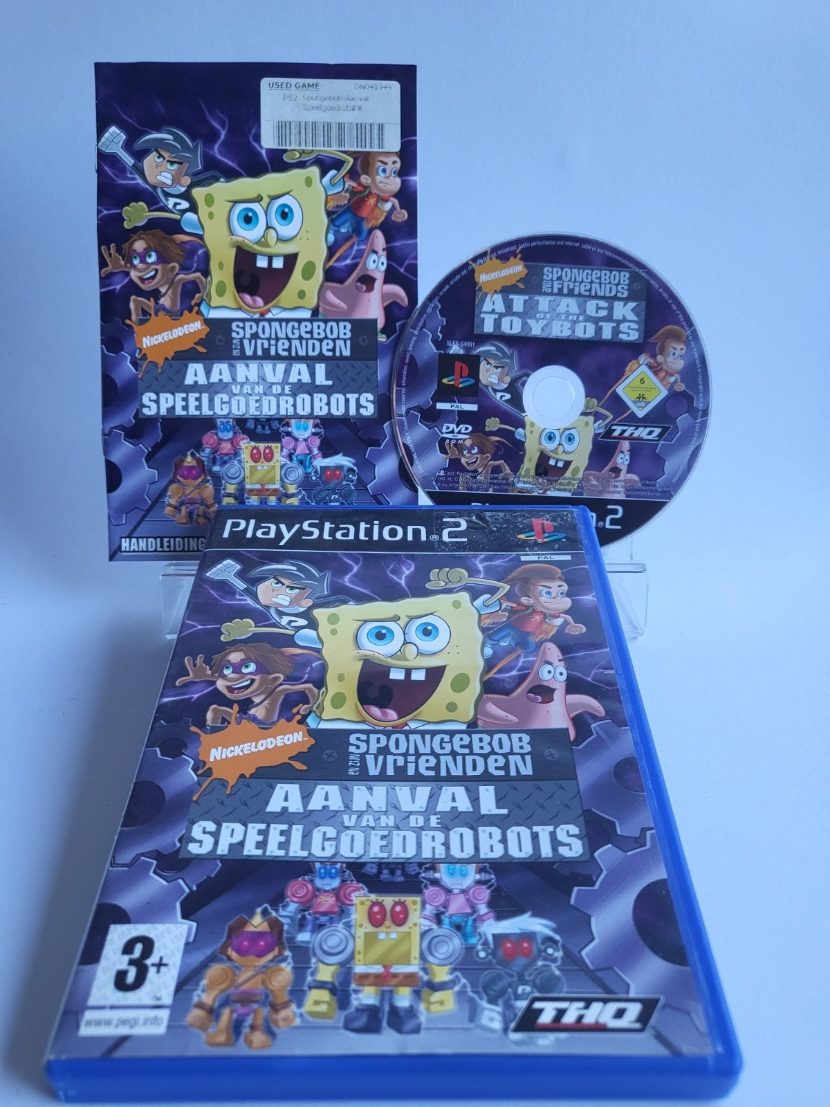 SpongeBob en zijn Vrienden Aanval van Speelgoedrobots PS2