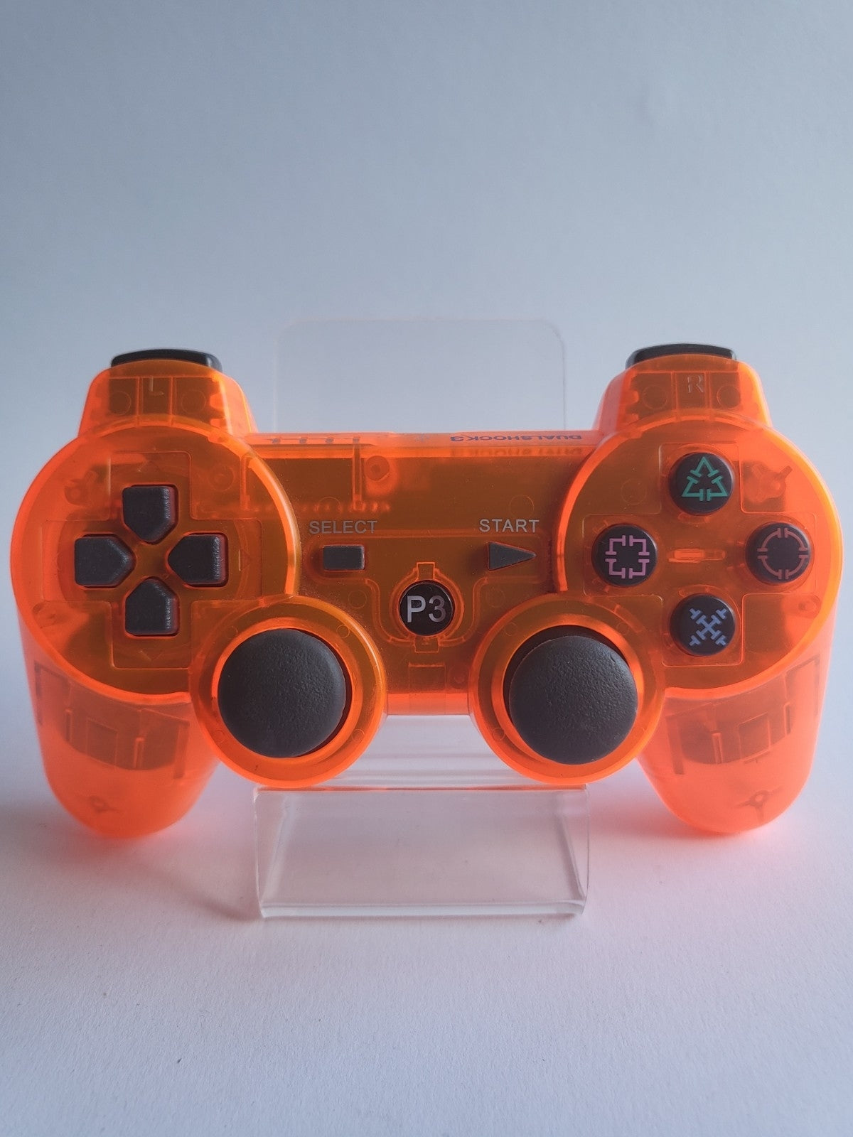 Oranje doorzichtige P3 Controller Playstation 3