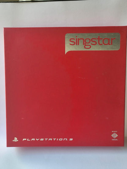 Draadloze Singstar Set met 3 spellen (singstar, singstar Vol 2 en Singstar Vol 3) in orginele doos Playstation 3