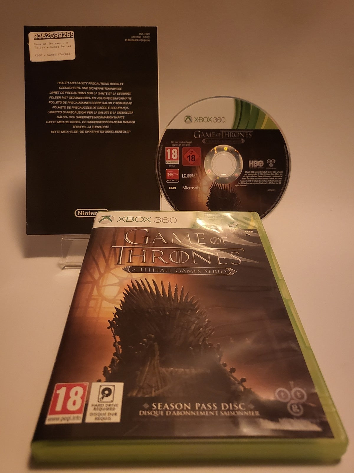 Game of Thrones a Telltale Games Series Xbox 360
