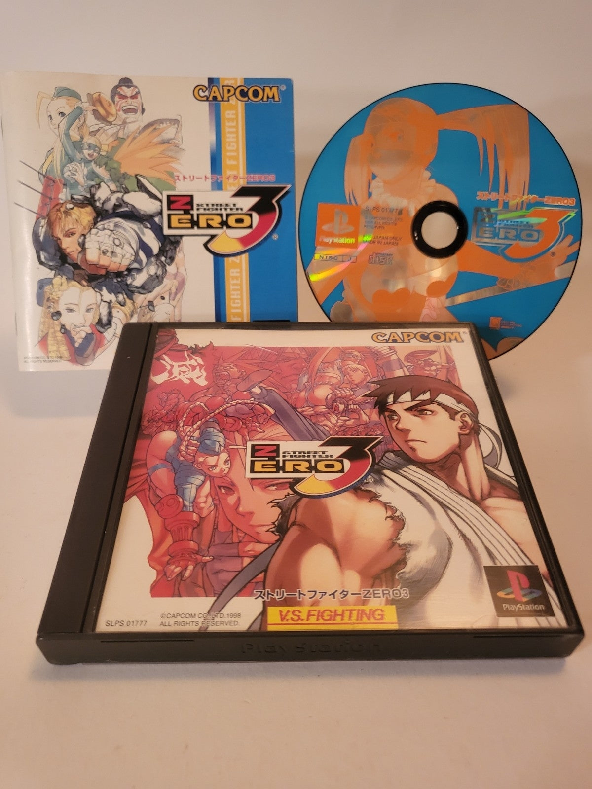 Street Fighter Zero 3 Japanse Versie Playstation 1