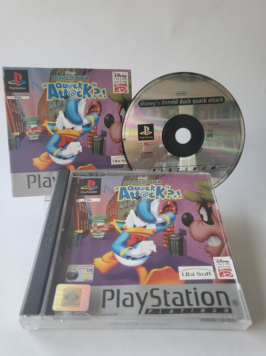 Disneys Donald Duck Quack Attack Platinum Playstation 1