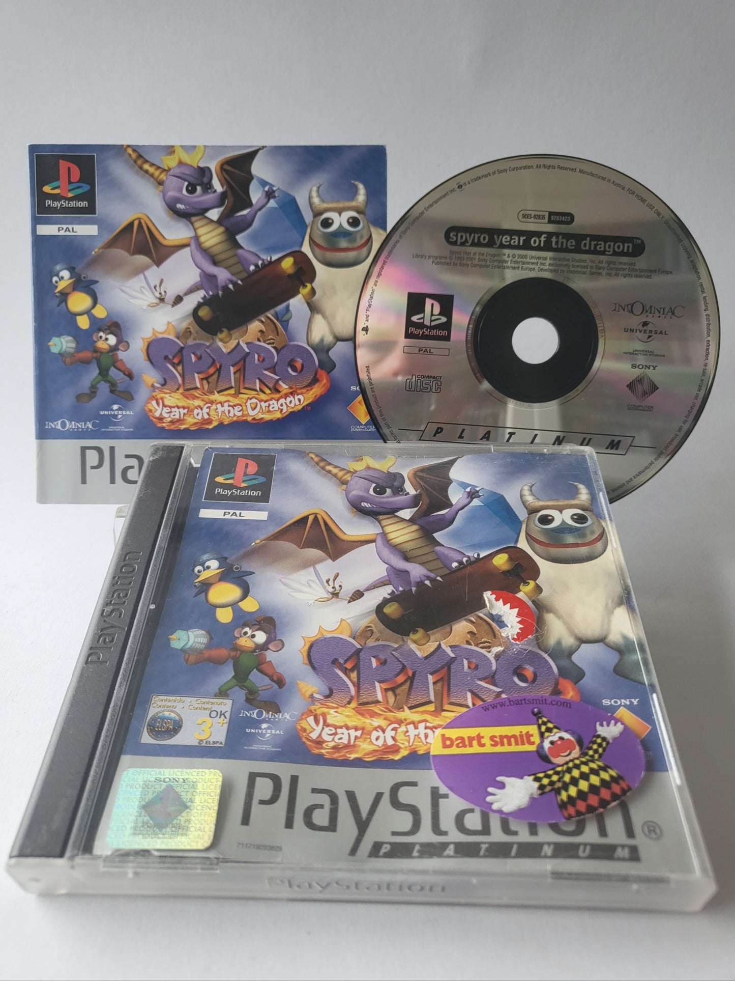 Spyro: Year of the Dragon Platinum Playstation 1