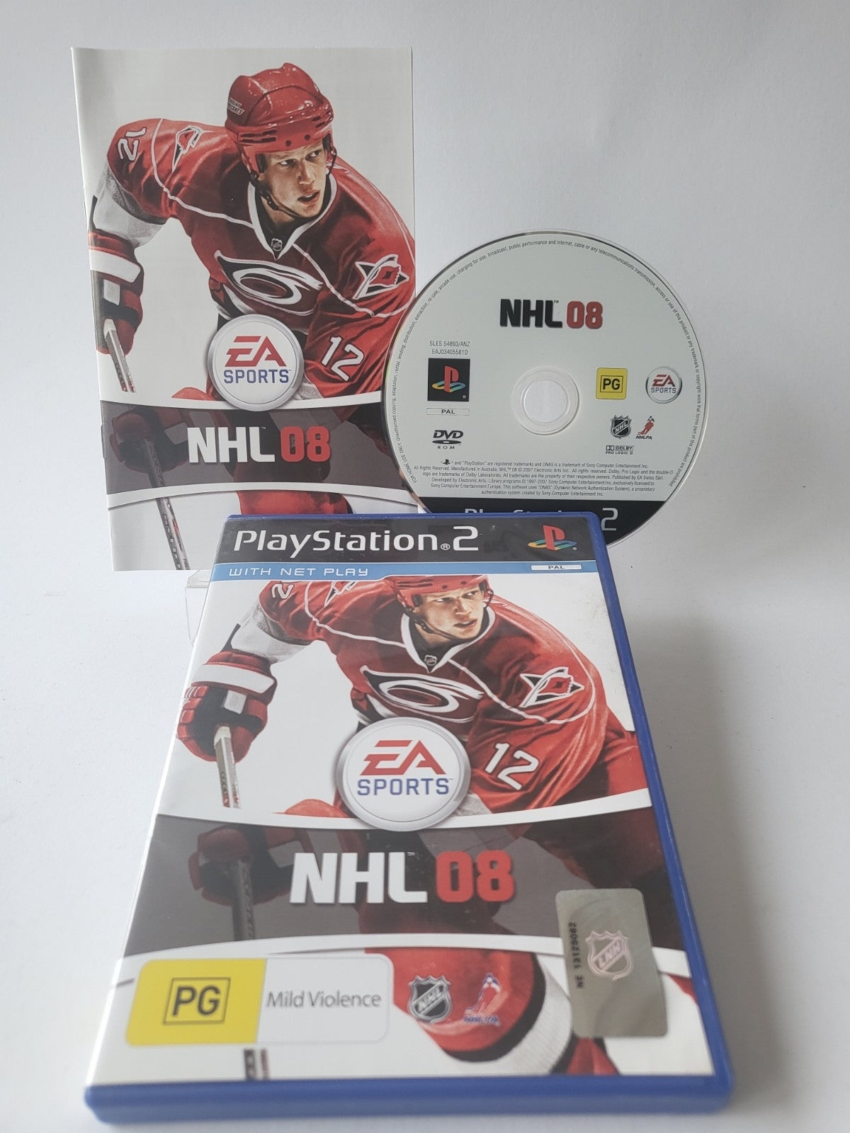 NHL 08 Australian Cover Playstation 2