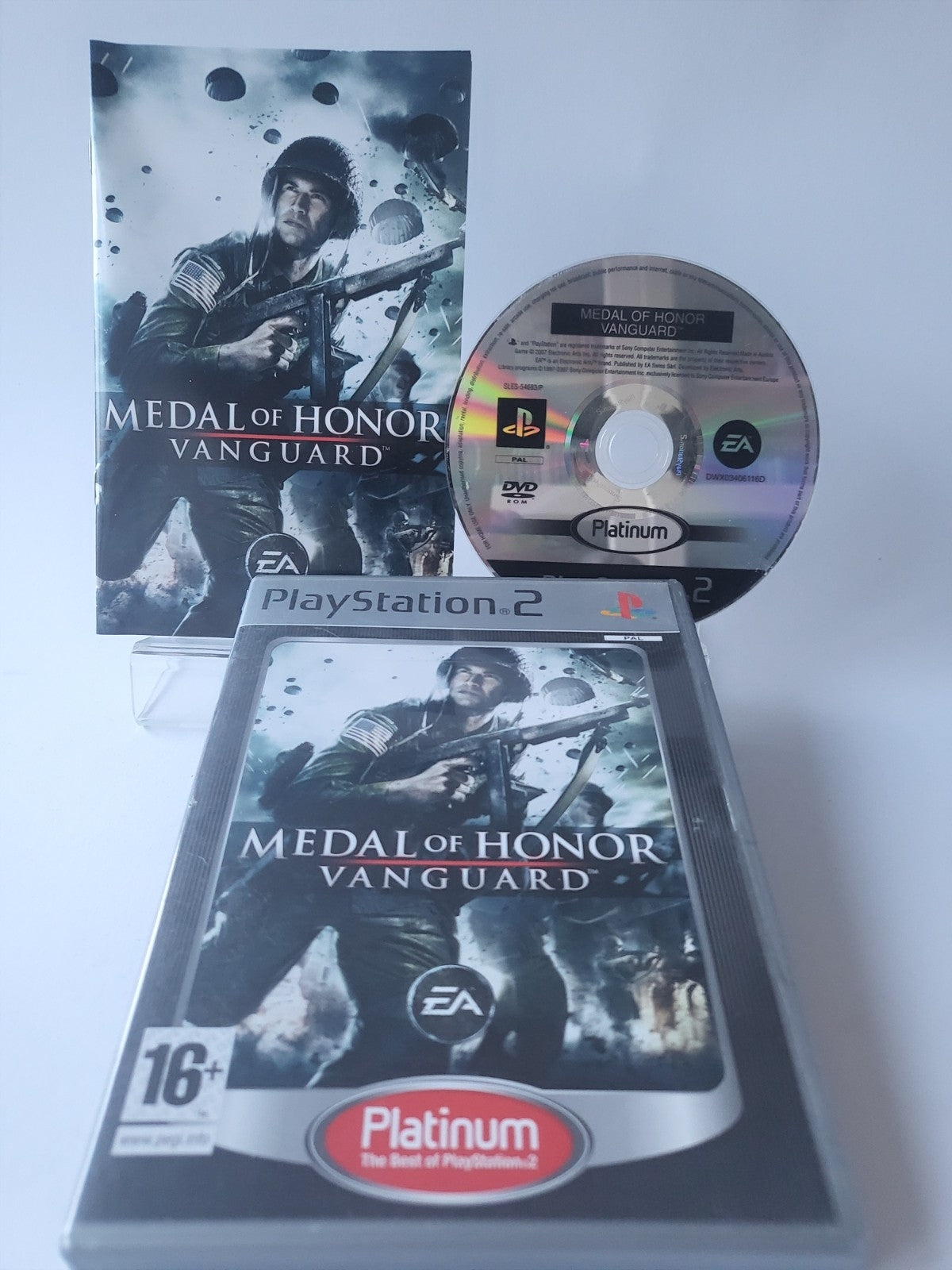 Medal of Honor Vangaurd Platinum Playstation 2