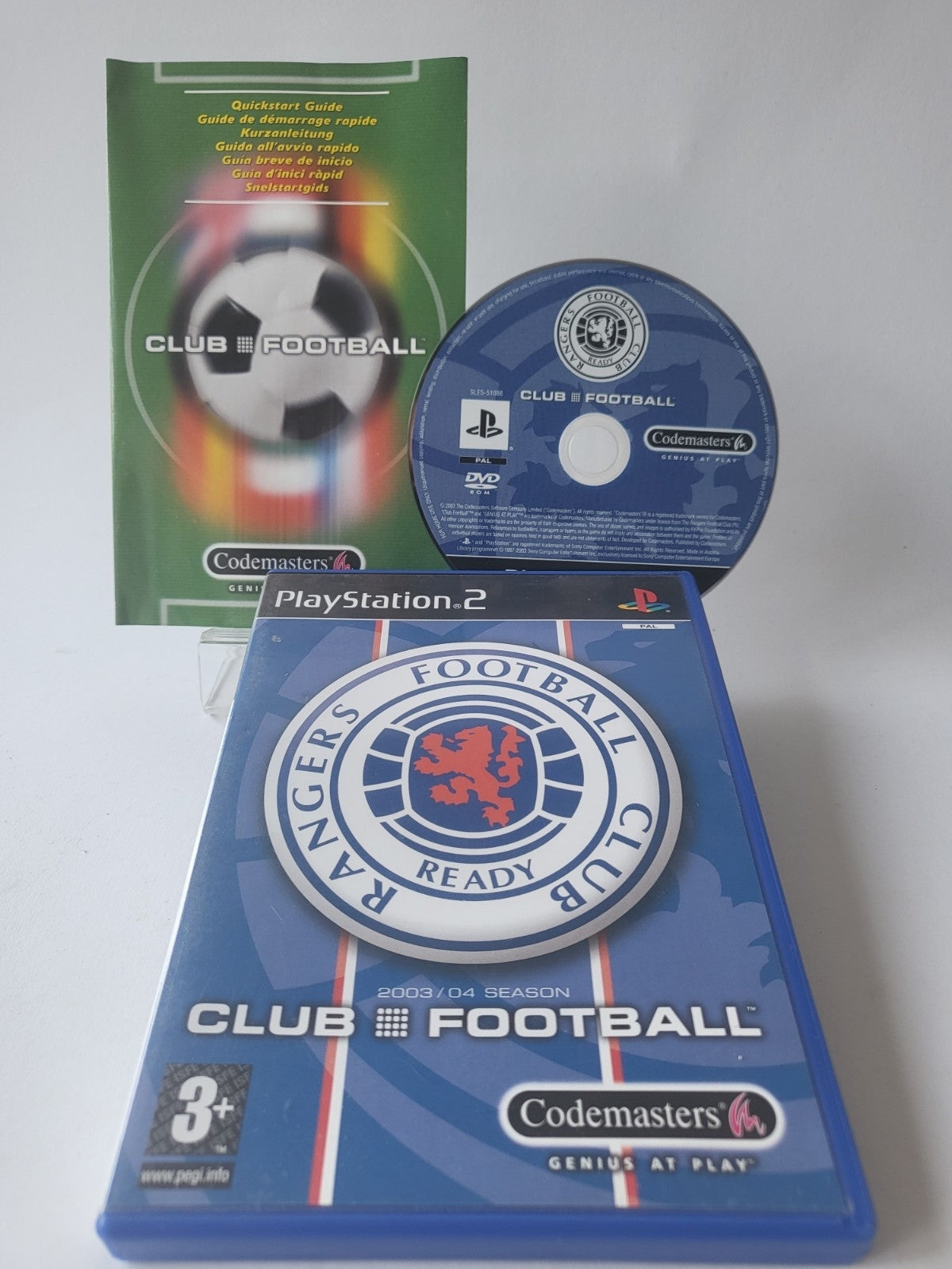 Rangers Club Football Playstation 2