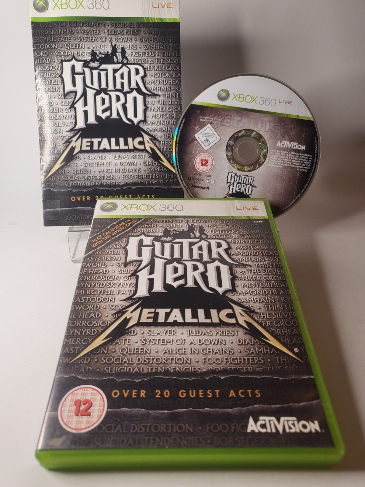 Guitar Hero Metallica Xbox 360