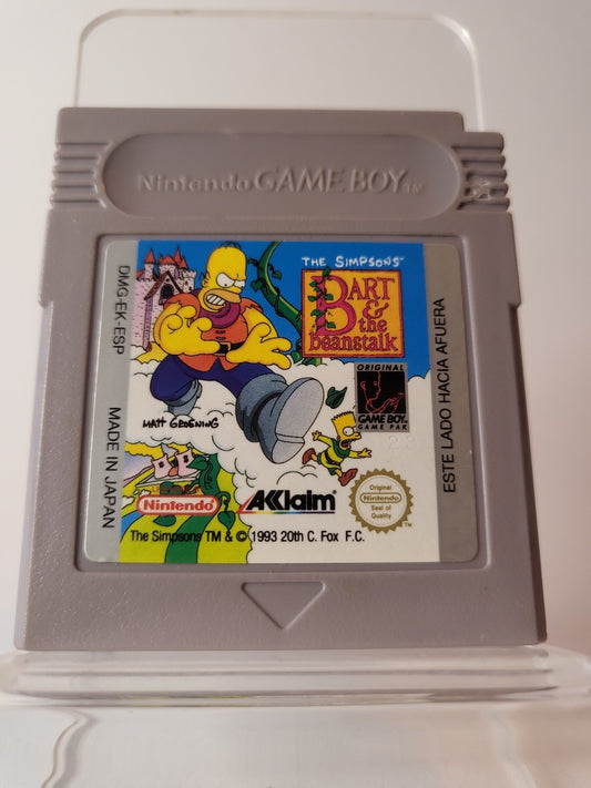 Simpsons Bart & the Beanstalk Nintendo Game Boy